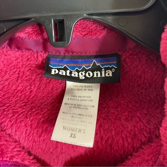 Patagonia Worn Wear W’s Re-Tool Snap-T Pullover Sweatshirt Sweater XS Pink - Picture 3 of 7